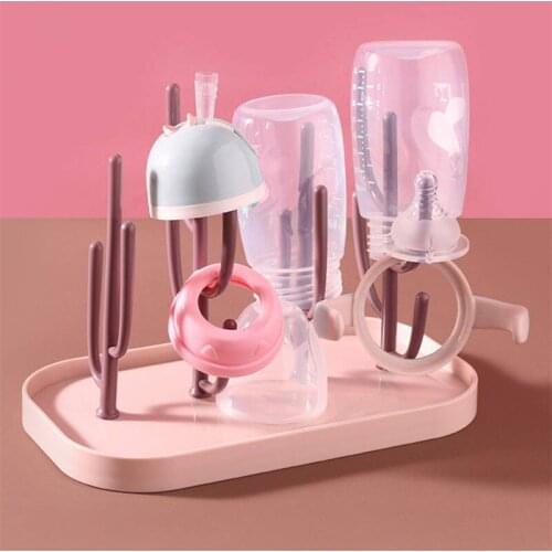 Baby bottle drying rack drying rack drain stand cup holder storage box storage box drying bottle shelf