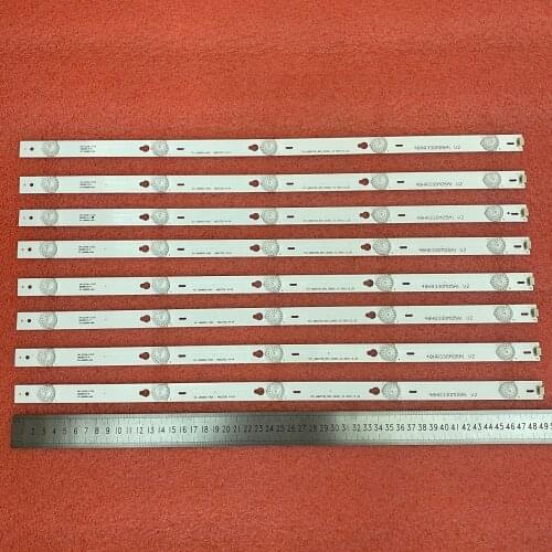 8pcs LED Backlight strip For THOMSON 48FA3203 48FS3003 48FA5413 48FA5403 48FS3750 48HR330M05A1 V2 B48A858U LE48M4S10 48FS3750