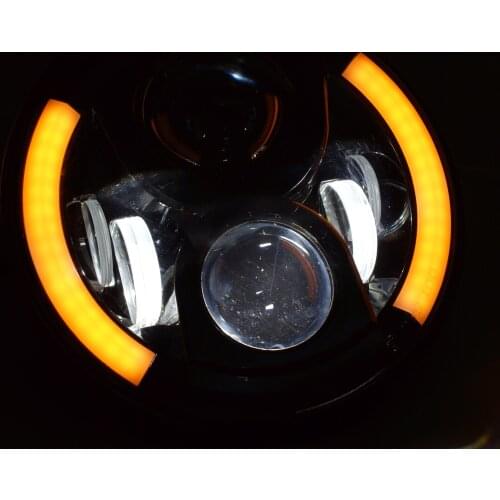 7 Inch Jeep Wrangler Led headlights Replacement Headlamps for Jeep Wrangler TJ JK CJ(Pack Of 2)lantsun J222