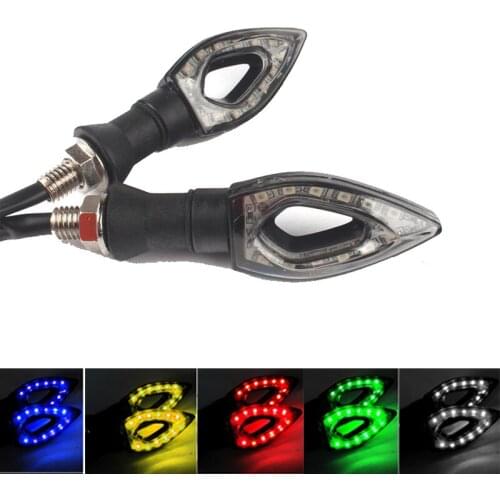 4pcs Motorcycle LED Indicators Turn Signal Light Blinker Marker for Yamaha R1 R6 FZ6 FZ1 FZ FJR Fazer XT WR TT-R