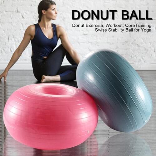Thickened Explosion-proof Inflatable Balance Massage Ball Yoga Fitness Ball Donut Ball Apple Ball Air Pump