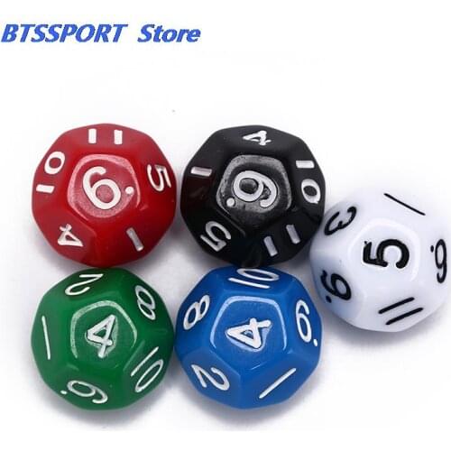 1Pc Gambling Tool 12 sided dice 12 face dice dnd game D12 dice Bar Party Accessories 25g