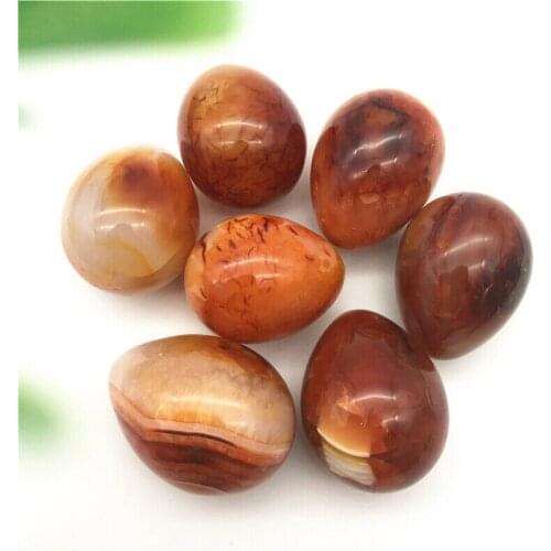 Agate crystal egg piedras naturales y minerales cuarzos gemstones natural reiki healing stones cristal decoracion hogar moderno