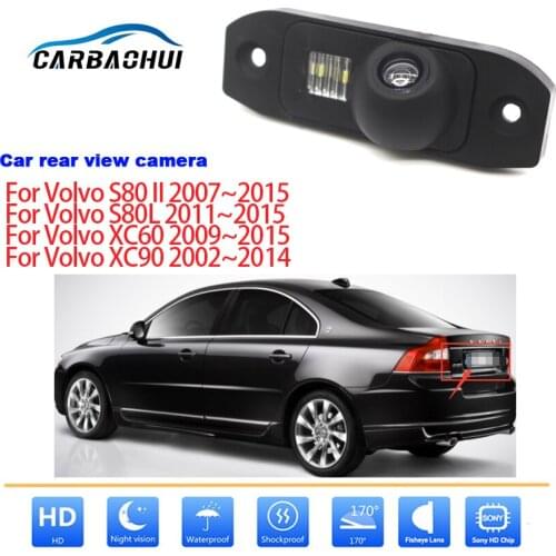 Car Rear View Camera For Volvo S80II S80L XC60 XC90 2002-2015 Reverse Backup Camera HD CDD