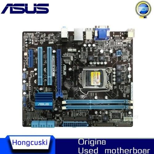 For ASUS P7H55-M LX original motherboard DDR3 LGA 1156 Support I3 I5 cpu 8GB USB2.0 VGA HDMI H55 uATX Desktop motherborad