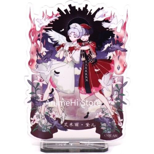 Game Identity V Action Figure Cosplay Anime Toys Emma Woods Emily Dyer Servais Le Roy Jack Acrylic Stand Model Dolls 15cm