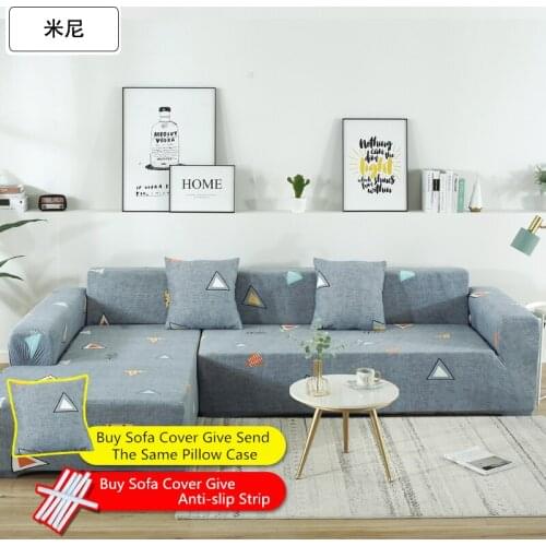 New Corner Sofa Cover Elastic Couch Cover for Sofa Sectional L Shaped Sofa Cover Chaise Longue Stretch L shape Protector Sofa