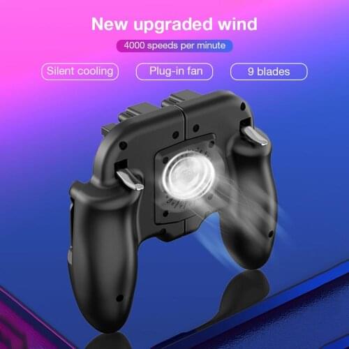 For PUBG Mobile Gamepad Cell Phone Mobile Control Joystick Gamer Android Game Pad L1R1 Controller For IPhone Cooler Cooling Fan