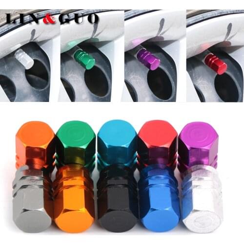 2pcs New Universal Design Auto Car Tyre air Valve Caps Bicycle Motorcycle Tire Wheel Stem Valve Caps 10 Color
