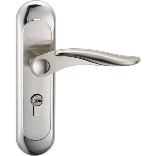New aluminum alloy material interior door lock Living Room Bedroom Bathroom door handle lock security locks Packages 3 style
