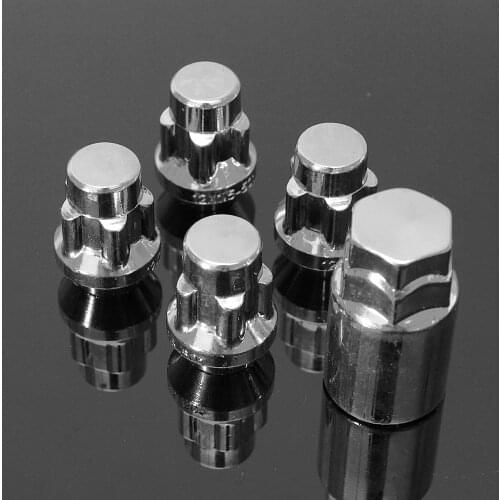 60 Degree Tapered Locking Alloy Wheel Anti-theft Nuts Bolts With Key 4 Locking Wheel Nuts And 1 Unique Locking Key