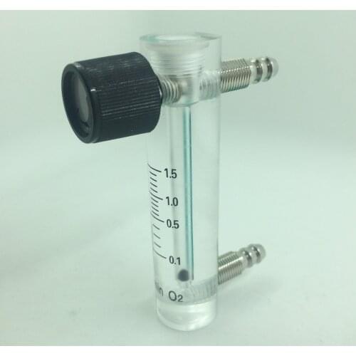 Air Oxygen Gas flow meter flowmeter caudalimetro counter flow indicator O2 oxigen gas meter flow device switch 0.1-1.5L/min