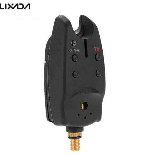 LIXADA Fishing Alarm Fishing Alerts Bite Alarm Pesca Carp Indicator Swinger LED Sound on Fishing Bell/Alarm Rods Fishing Gear