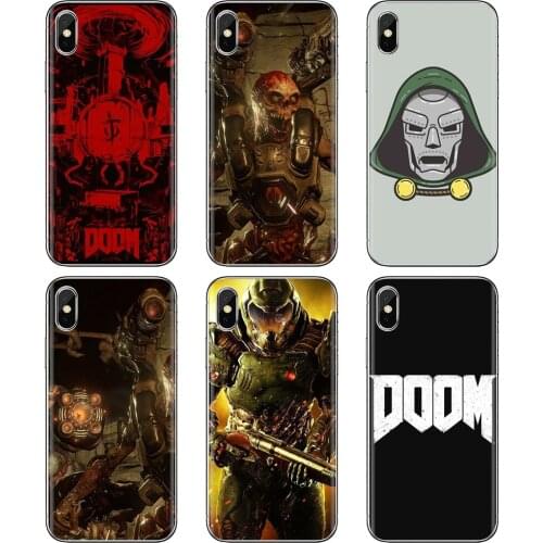 For Samsung Galaxy A12 A31 A41 A51 A71 A20e A21s M30 A10 A30 A40 A50 A60 A70 Silicone Case Doom-cool-C-skull-game