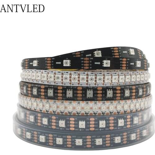 APA102 SK9822 24/30/60/72/96/144Leds Pixels/m Smart RGB Led Pixel Strip DATA and CLOCK Seperately IP30/IP65/IP67 DC5V