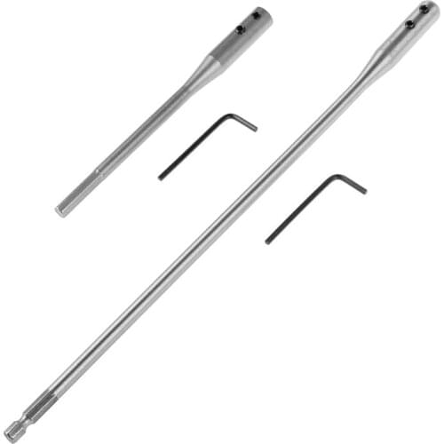 1pcs 6" 12" Hex Key Extension Bar Set Drill Bit Extension Bar Paddle Bits