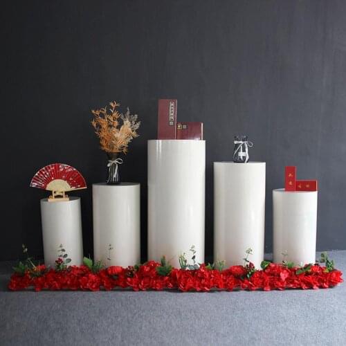 Iron Art Cylindrical Dessert Table Birthday Party Supplies Decorations Stand Wedding Decoration Dessert Table Centerpieces