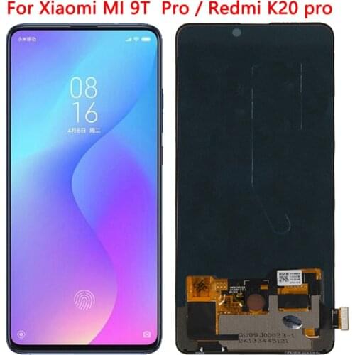 Original AMOLED For Xiaomi Mi 9T Pro LCD With Frame 6.39" Redmi K20 Pro LCD Display Touch Screen Assembly Repair Parts