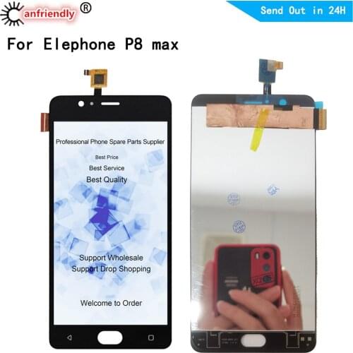 For Elephone P8max LCD Display + Touch Screen Digitizer Assembly Replacement Glass Panel For Elephone p8 max lcds display
