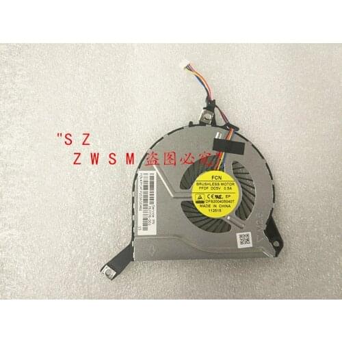 Genuine New DFS200405040T 767776-001 767712-001 47Y14TP203A For HP 14-P 15-P 16-P 17-P 14-V 15-V 16-V 17-V CPU Cooler fan