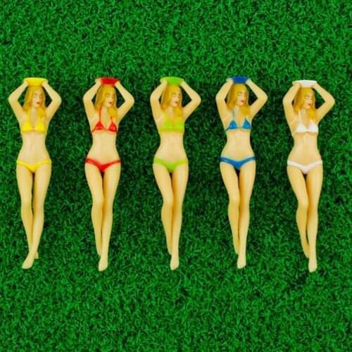 1 Pc Novelty Sexy Bikini Golf Tees Plastic Supplies Accessories Gifts