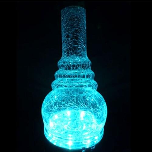 20 Pieces/Lot Rechargeable Battery Operated 6 Inch RGB LED Under Vase Base Wedding Centerpieces