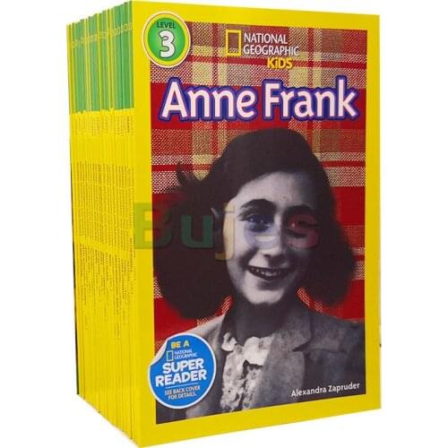 22 Books/set, National Geographic Kids Readers Level 3 Fluent Reader English Reading Books Children Education Books