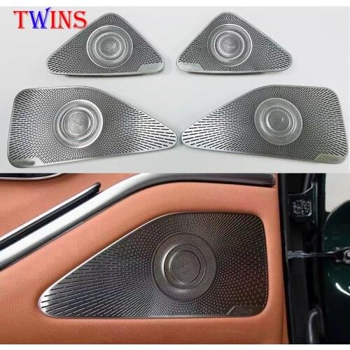 64 colors car 3D rotation light tweeter treble speaker For Mercedes Benz new S class 2021 W223 Ambient Light LED treble speaker