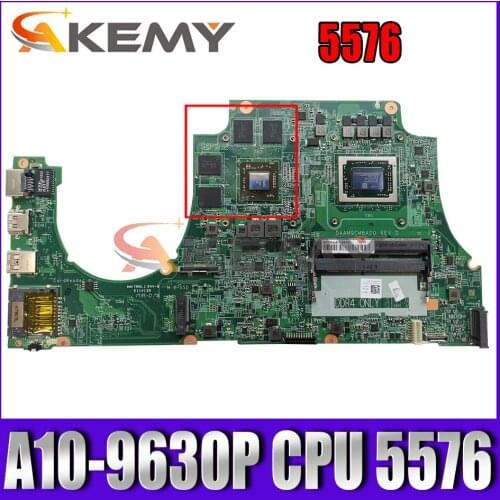 Akemy Brand NEW A10-9630P FOR Dell Inspiron 5576 Laptop Motherboard AM9C WVX00 DAAM9CMBAD0 mainboard 100% tested