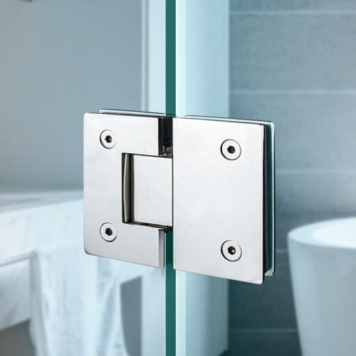 Zq 304 Stainless Steel Glass Door Hinge Hinge Shower Room Accessories Bathroom Clamp Hinge