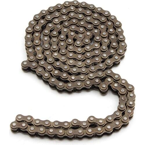 49cm Stainless Steel Motorcycle Chain 25H Chain 158 Links Chain For Engine ATV 47cc 49cc Pocket Mini Motor Bike Motorcycle