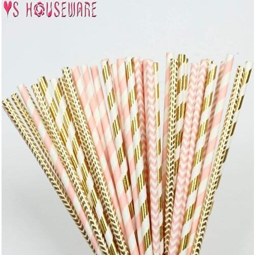 Birthday Decoration Valentines Straw Drinking Paper Straws bachelor party children birthday party decorations