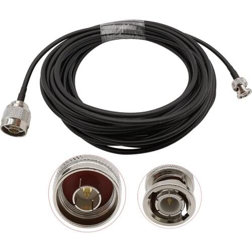 RF Coaxial LMR195 Cable N Male Plug to BNC Male Plug Wire Connector Antenna Extension Pigtail Jumper Cable LMR195