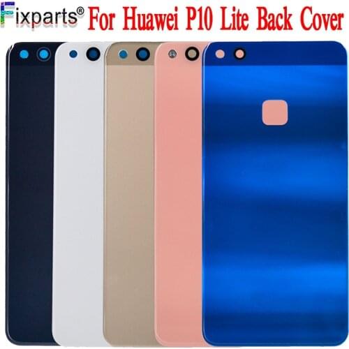 For Huawei P10 Lite Battery Door Housing Cover Rear Glass Case For 5.2" Huawei P10 lite Battery Cover Shell Replacement Parts