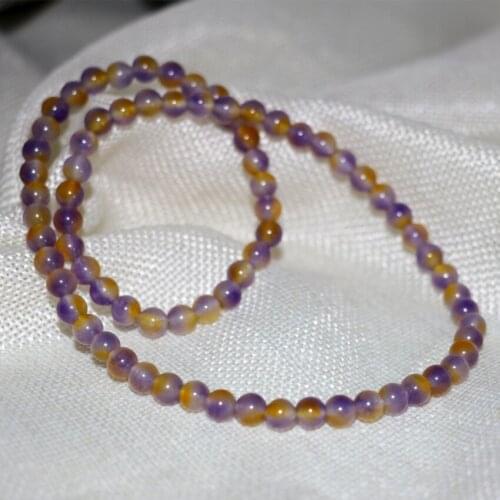 Multicolor Natural Stone Jades Chalcedony 6mm Multilayer Strand Beaded Bracelets Round Beads Women Bangle Jewelry 18inch B2903