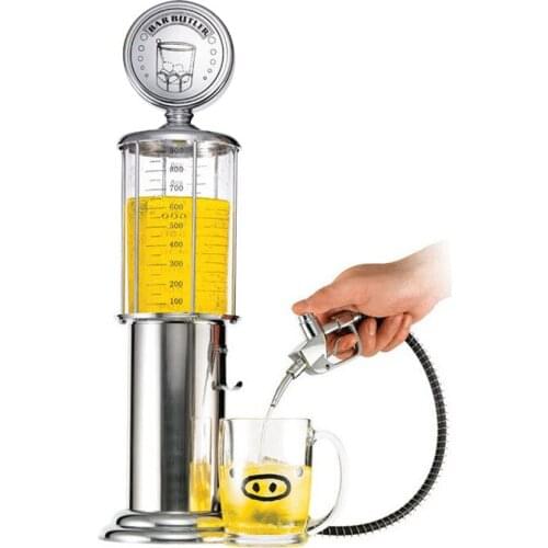 New Mini Beer Dispenser Machine Drinking Vessels Double Gun Pump With Transparent Layer Design Gas Station Bar For Drinking Wine