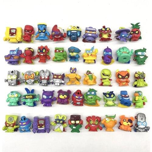 Original Superzings Garbage Rubber Cartoon Anime Action Figures Super Zings Collection Toys Model Kids Gift