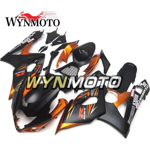 Complete Fairings Kit For GSXR1000 2005-2006 05 06 K5 Injection Fairing ABS Plastics Cowlings Frames Bodywork Black Orange Panel