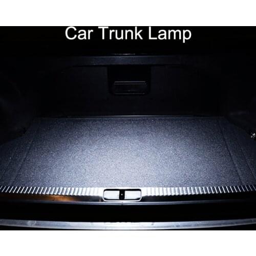 QHCP Car Rear Trunk LED Lamp Bulb Light Trim Decoration White/ Ice Blue/ Dark Blue For LExus ES200 250 300H 2013 2014 2015 2016