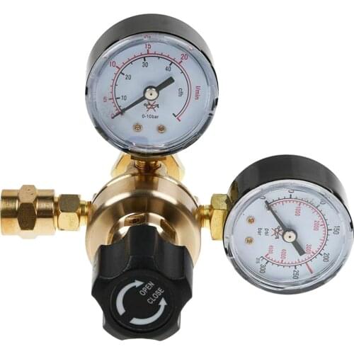 Flow Meter Universal Regulator CO2 Pressure Reducer Welding CGA580