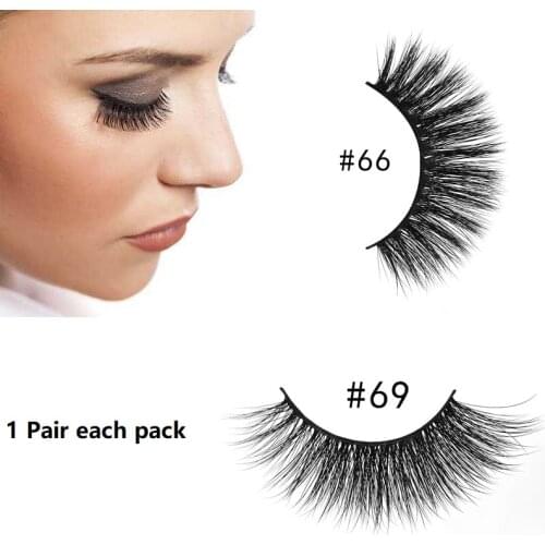 1PC Luxury Cilia Natural False Eyelashes Fake Lashes Long Makeup 3D Mink Lashes Eyelash Extension Glam Sex Eyelashes for Beauty