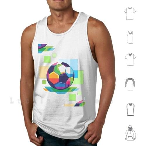 Football A Sport For Everyone tank tops vest 100% Cotton Football Turin 10 Ten Club Soccer Argentina Russia Moscow Love