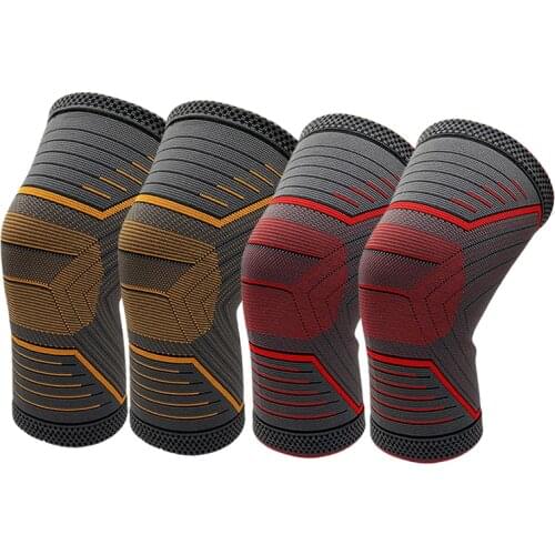 Sports Basketball Riding Knee Pads Mountaineering Nylon Knitted Knee Pads Non-Slip And Warm Protective Gear