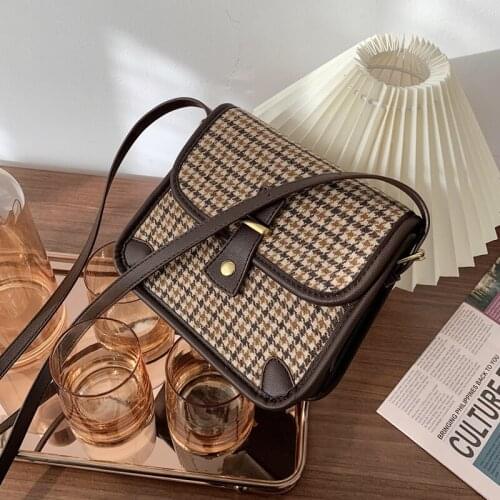 Vintage Leather Shoulder Bags Women 2021 Winter Women Fashion Trend Branded Handbags and Purses Lady Retro Fashion Hand Bag