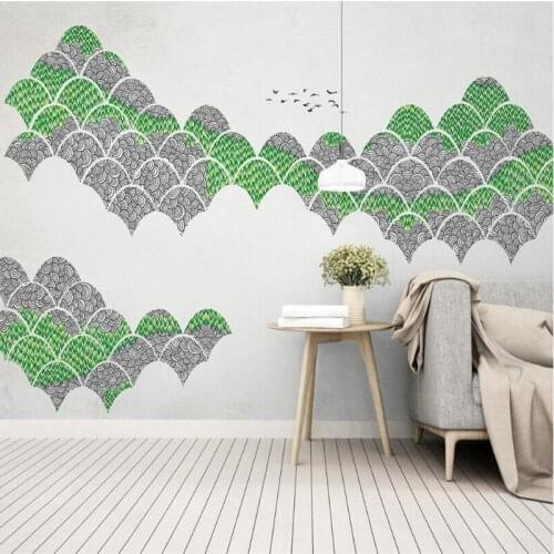 YOUMAN Custom 3d Modern Wallpaper In Wallpapers 3d Wall Papers Home Emprovement Decorative Geometry Landscape Photo Mural Wall