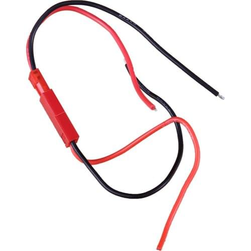 10PCS/lot JST plug Connector Pigtail Male Female BEC Plug Silicone Cable Wire 200 degree for RC Lipo Battery 24AWG Wire