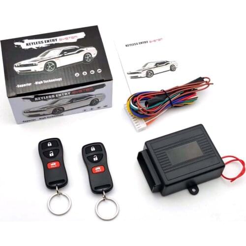 Car Auto Remote Central Kit Keyless Entry System Central Locking With Remote Control