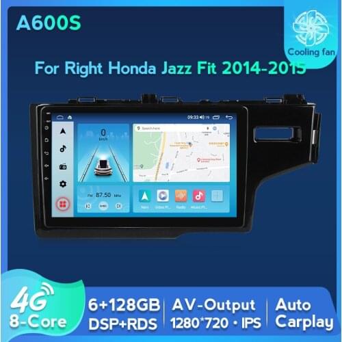 AV Output 4G LTE RDS IPS DSP Android 2din Car Multimedia GPS Navigation Radio Stereo Video Player For Honda Jazz Fit 2014 2015
