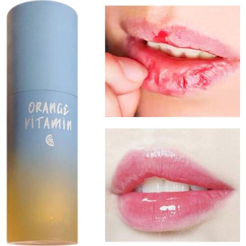 1Pcs Lip Balm Moisturizing Repair Prevent Cracking Remove Dead Skin Anti-Drying Brighten Deep Nourishment Vitamin C Lip Care