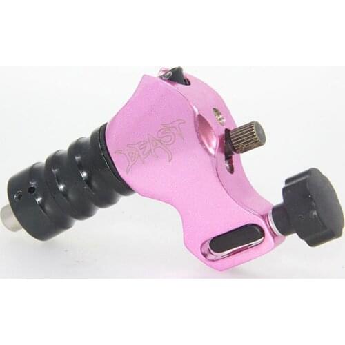 Free Shipping Rotary Tattoo Machine pink Permanent Makeup Machine Liner&Shader Supply